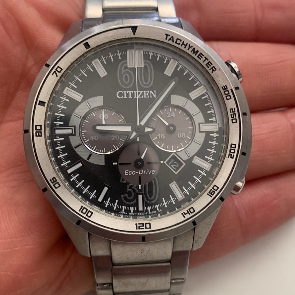 Citizen eco drive chronograph watch